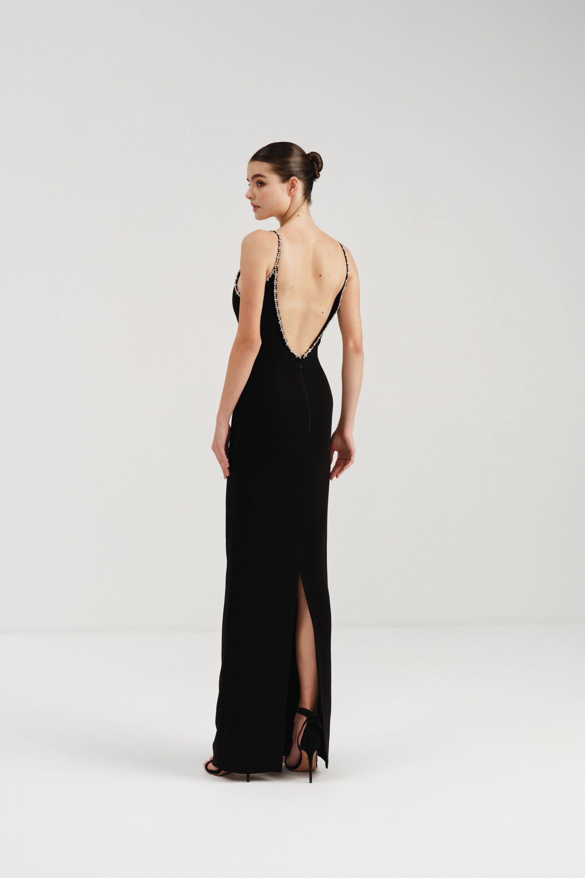 green emerald velvet dress Merlo Red Crepe Strapless Formal Maxi Dress - 16 main image 0