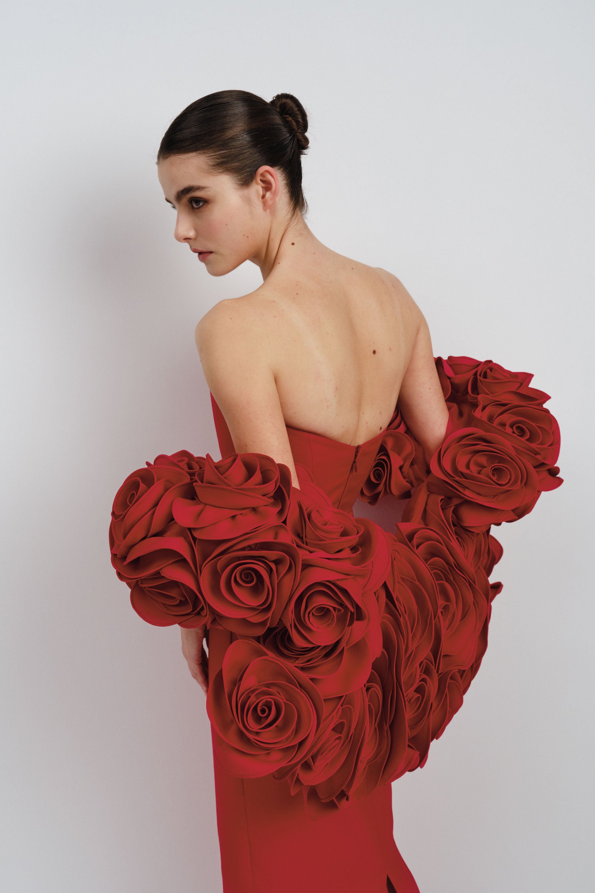 Cape with Flower Detail Cape with Flower Detail