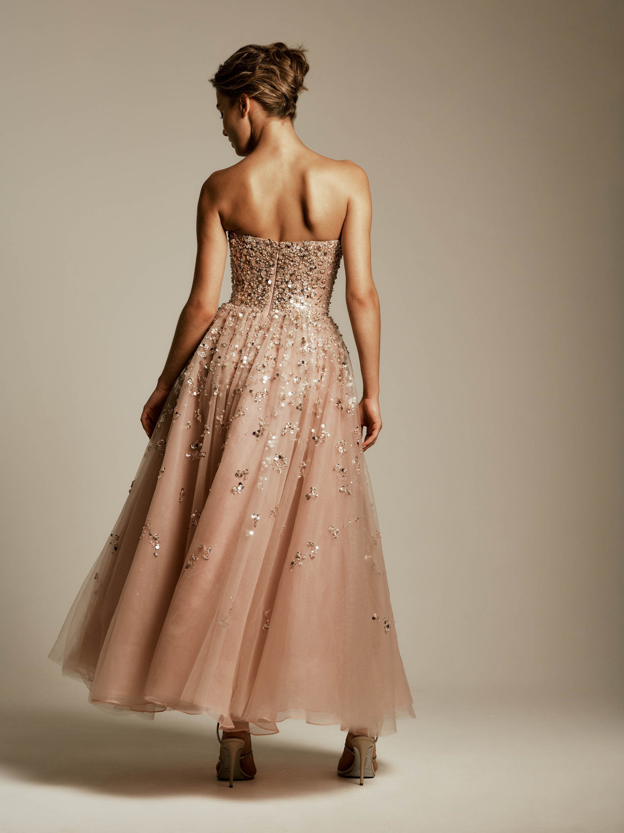 Cropped Jacket with Beading