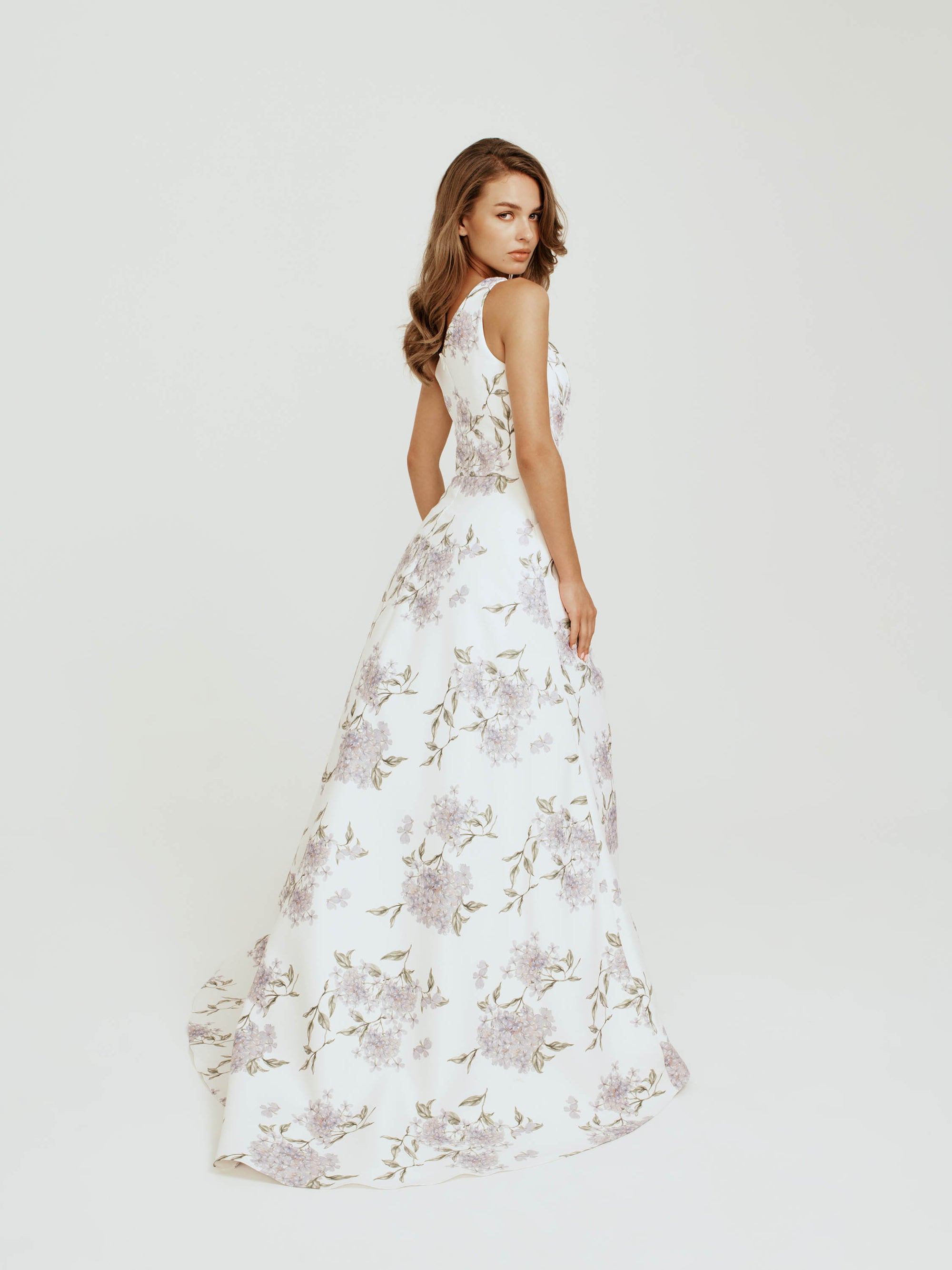 One Shoulder Dress with Slit