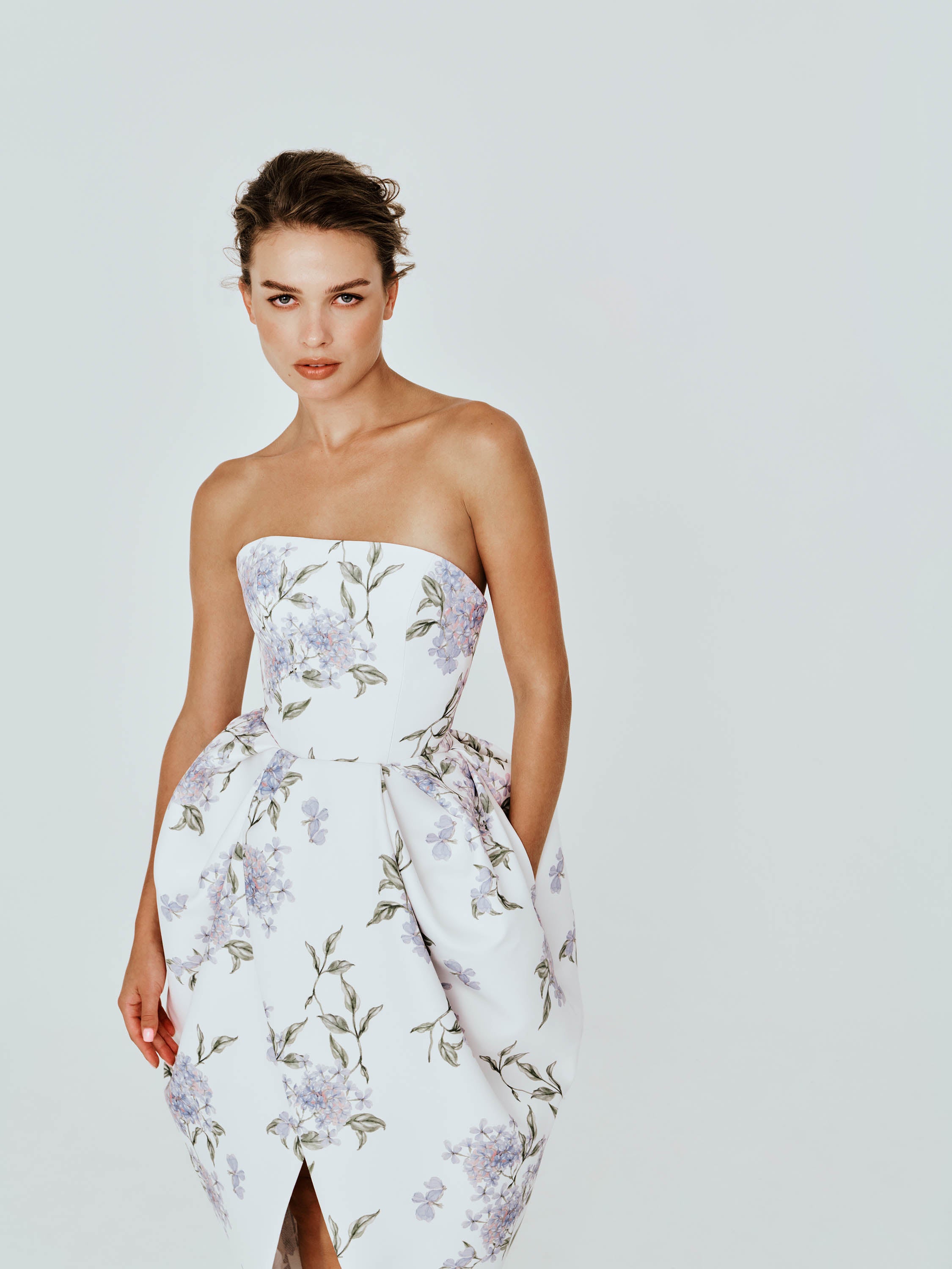 Strapless Tulip Dress