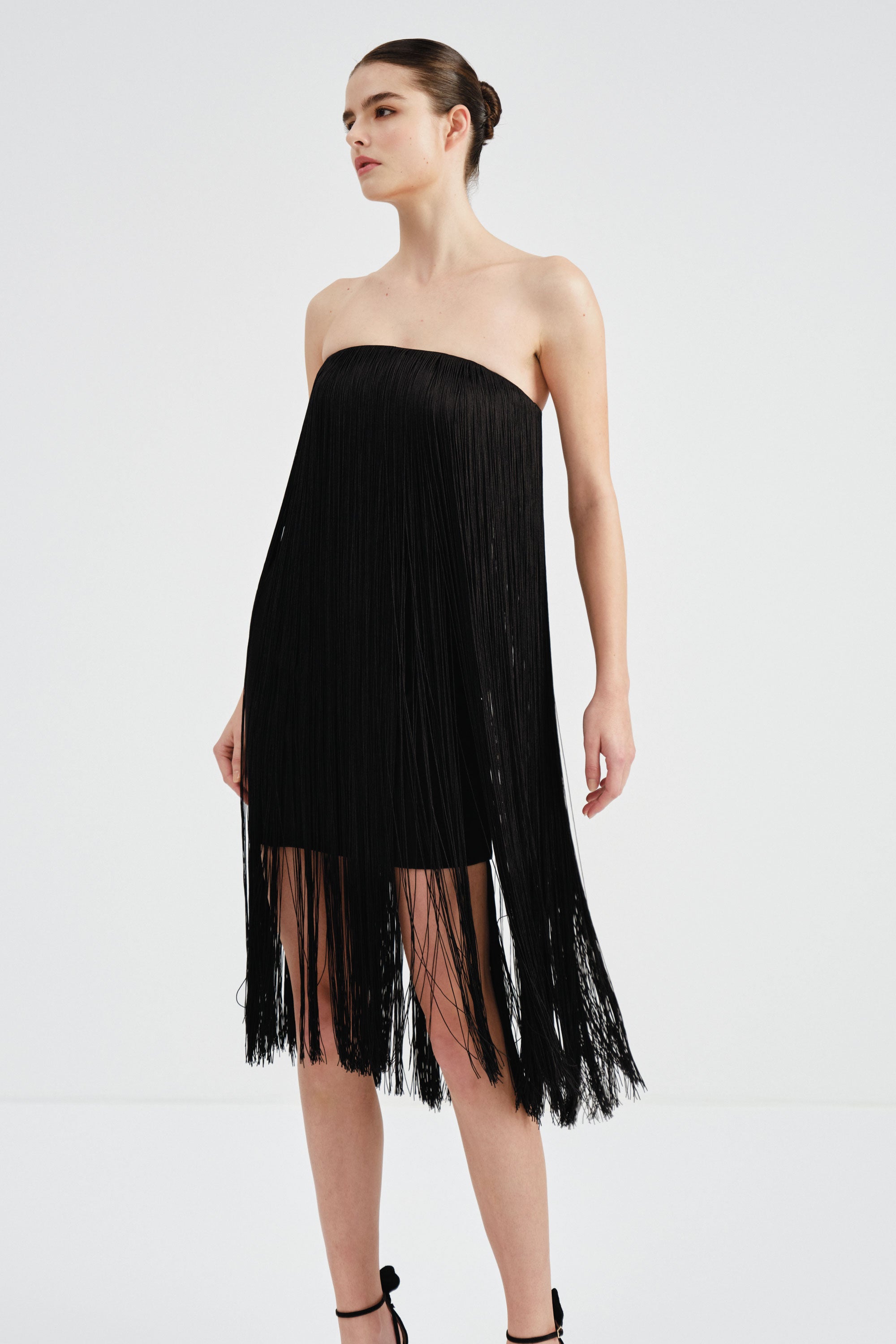 Fringe Midi Dress | Nicole+Felicia Fringe Midi Dress | Nicole+Felicia