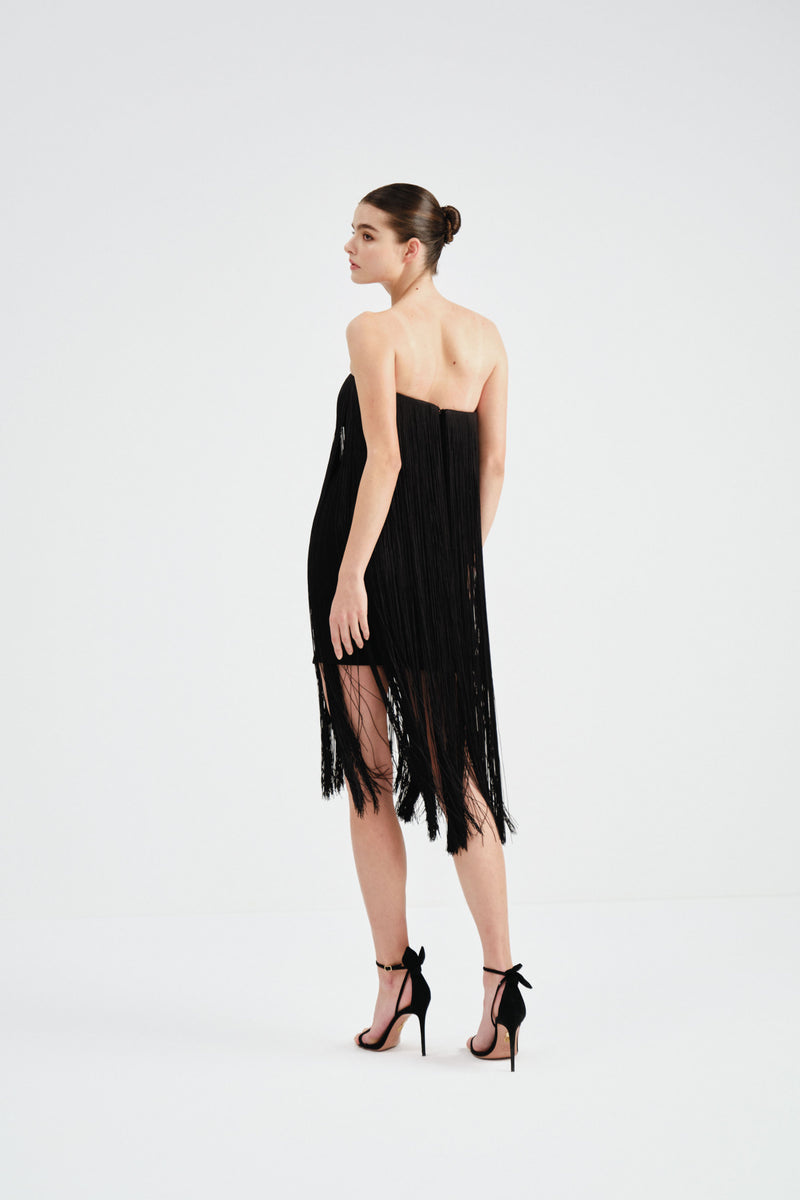 Fringe Midi Dress