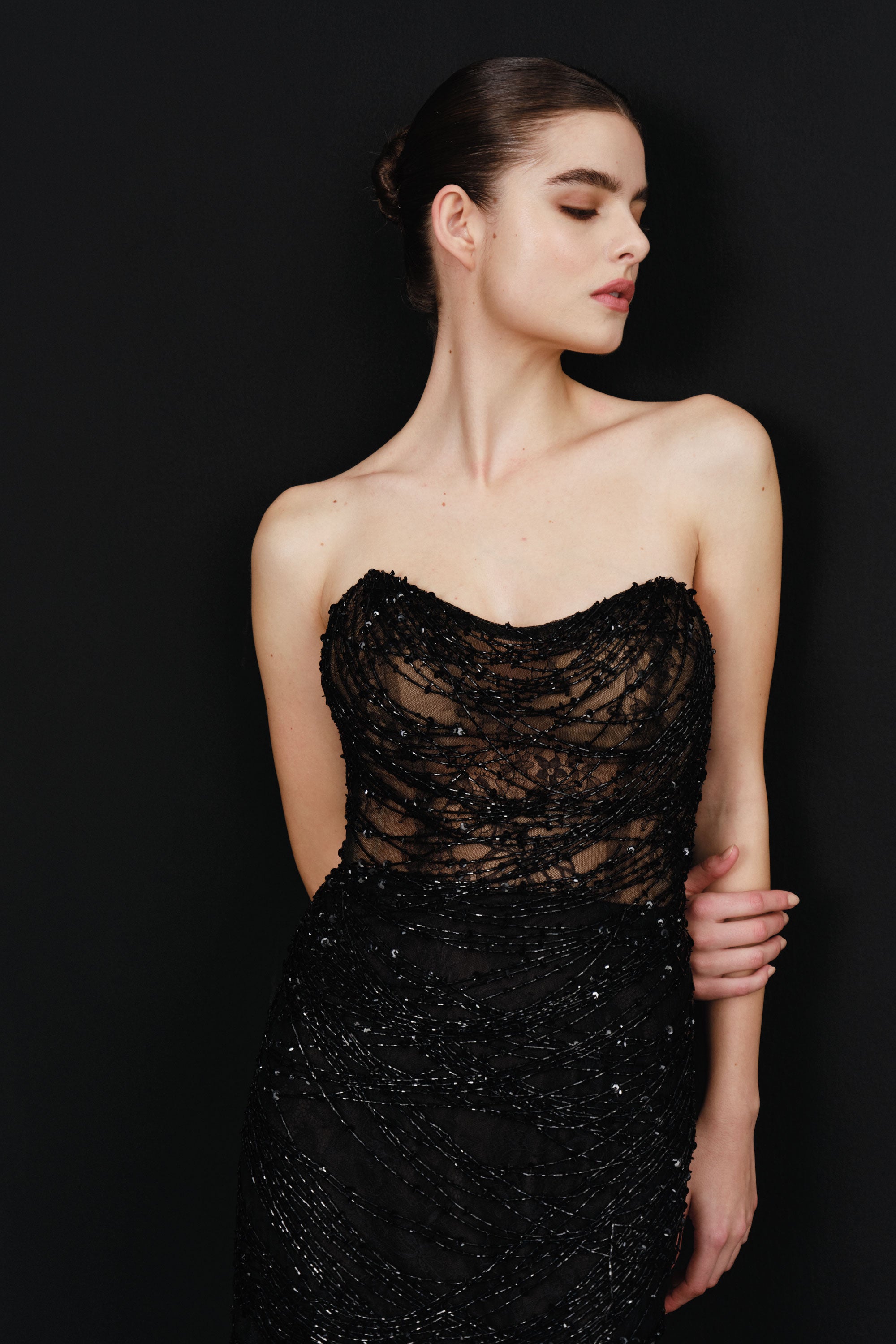 Lace Mini Dress with Fringe Detail | Nicole+Felicia Lace Mini Dress with Fringe Detail | Nicole+Felicia