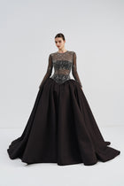 Mikado Ballgown with Crystal Embellished Bodice