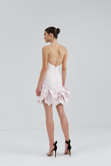 Halter Mini Dress with Bow Detail | Nicole+Felicia Halter Mini Dress with Bow Detail | Nicole+Felicia