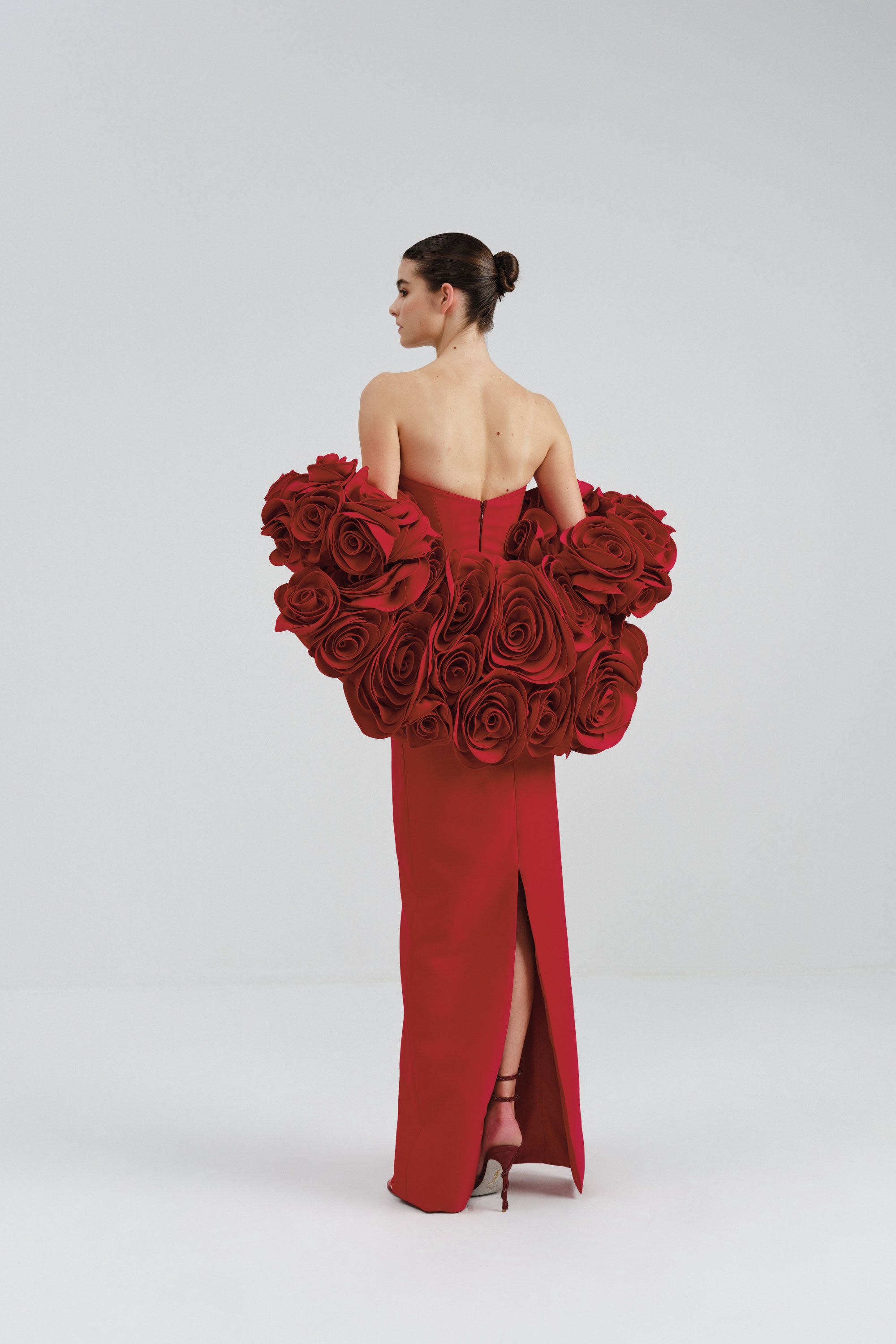 Cape with Flower Detail Cape with Flower Detail