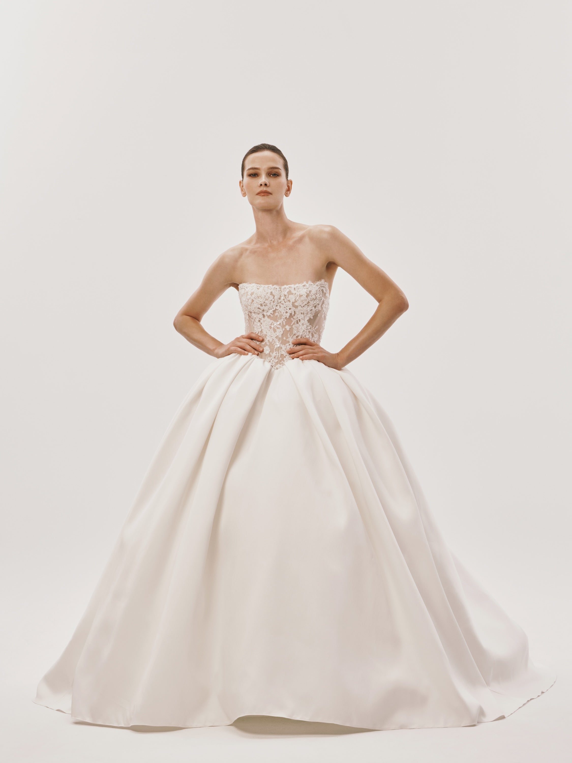 Picone×Laxebirdie FeliciaDress Felicia Floral Lace Maxi Bridal Gown | Boudoir 1861