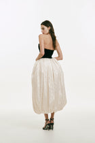 Velvet Sweetheart Midi Dress with Beading Detail