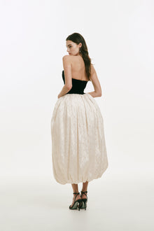 Velvet Sweetheart Midi Dress with Beading Detail