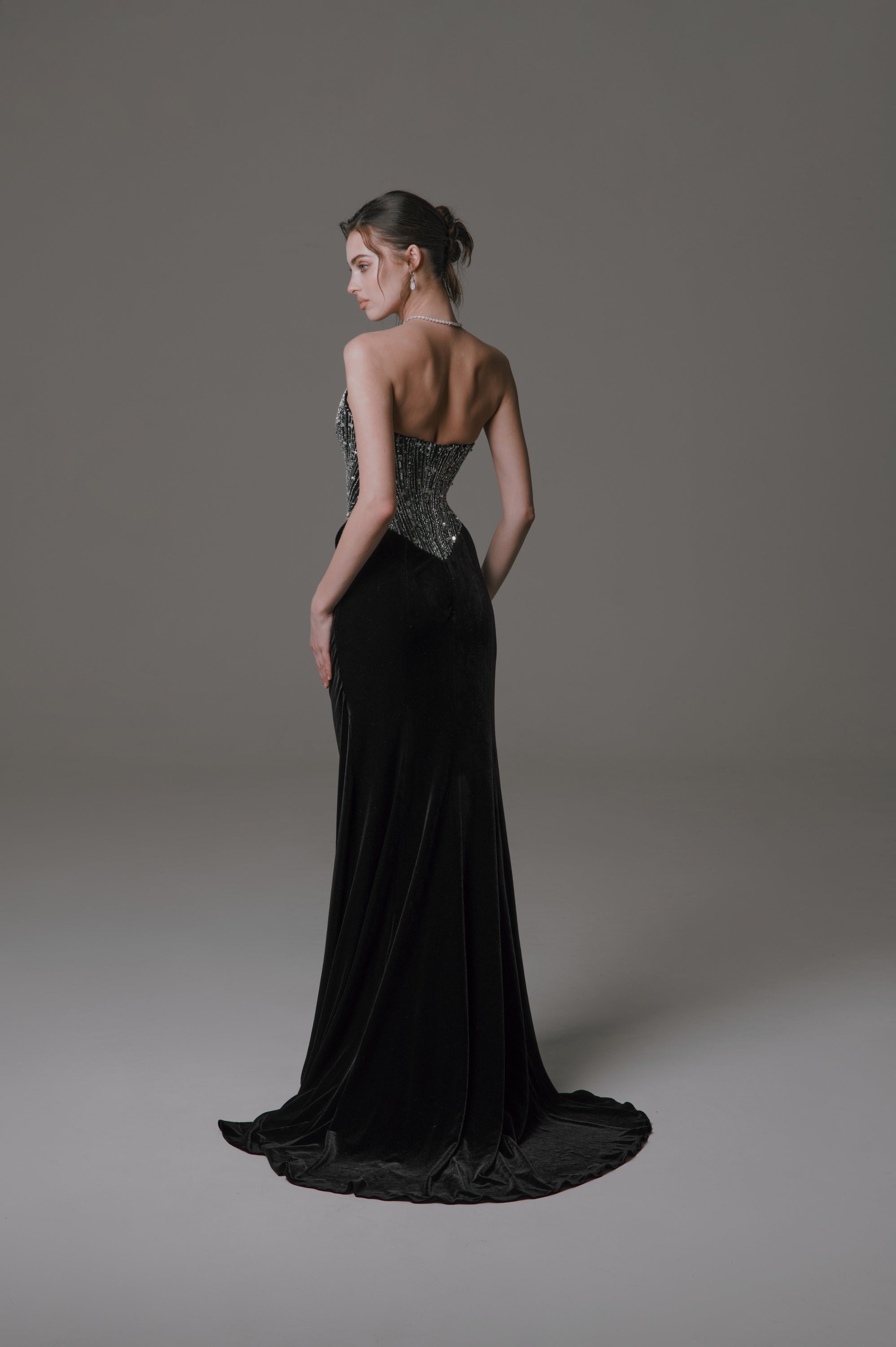 Long Sleeve Jacket with Beading