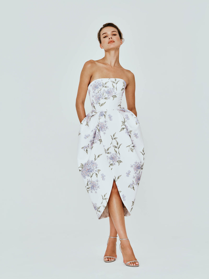 Strapless Tulip Dress